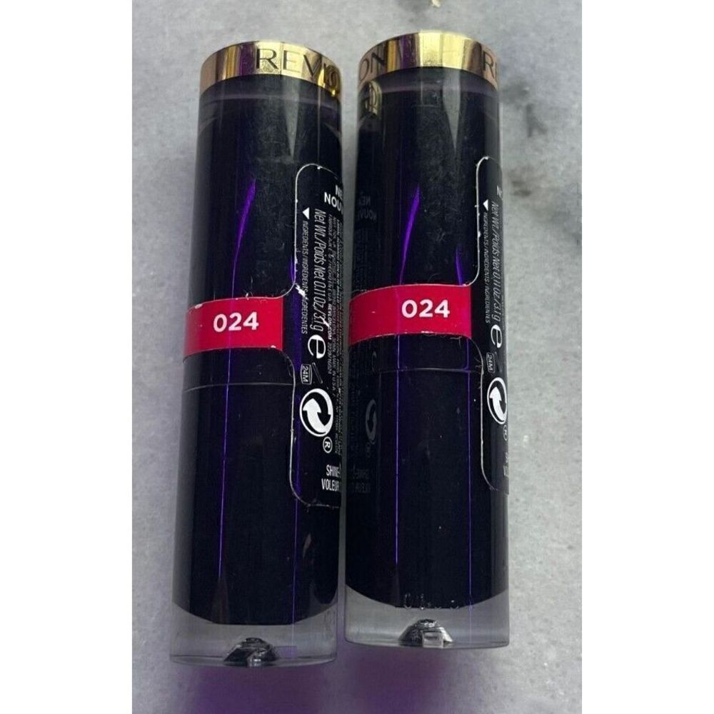 Revlon Super Lustrous Shine Lipsticks 024 Shine Stealer Lot of 2